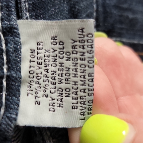 EUC Fabric & Fabric Inc: Low-rise Skinny-fit Jeans, Medium-wash, size 7/8 - Picture 3 of 6